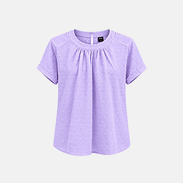 Chic Lavender Short Sleeve