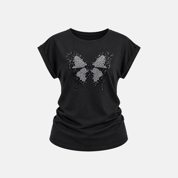Black Butterfly Sequin