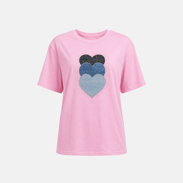 Pink-Heart-Detail-T-Shirt